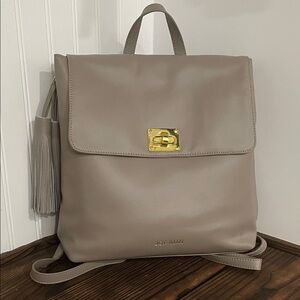 Joy & Iman | Bags | Joy Iman Brown Leather Backpack | Poshmark display picture 1